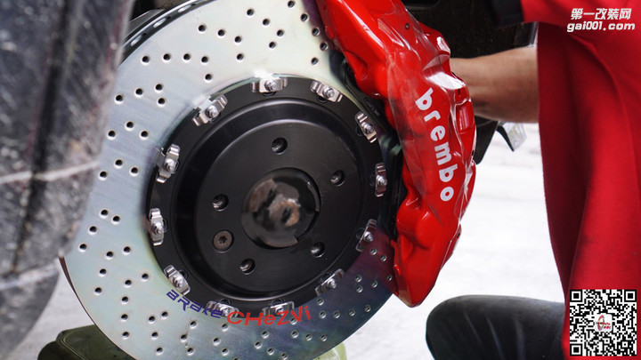 保时捷卡宴改brembo刹车 bremboGT全原装刹车