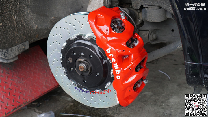 保时捷卡宴改brembo刹车 bremboGT全原装刹车