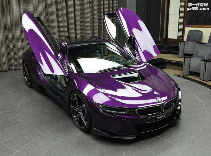 Abu Dhabi发布暮光紫色宝马i8