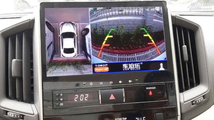 丰田兰德酷路泽改装360度全景行车记录仪图片记录
