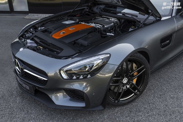 G-POWER改装亮灰色奔驰AMG GT S超跑跑车