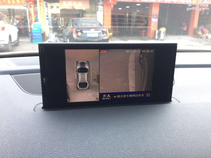 新款奥迪Q7改装超高清360度全景行车记录仪