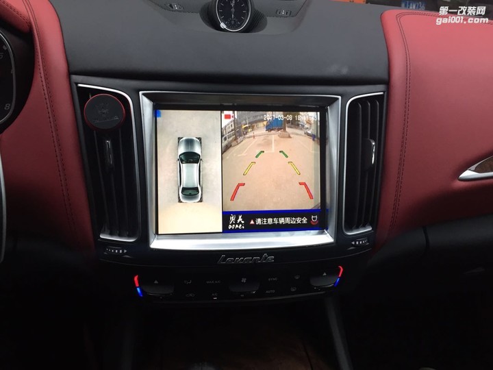深圳玛莎拉蒂Levante改装高清360度全景行车记录仪