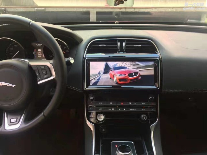 捷豹XE改装安卓大屏导航倒车影像