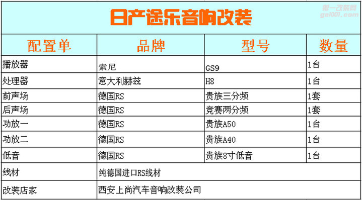 西安上尚日产尼桑途乐高品质音响改装 西安专业汽车音响...