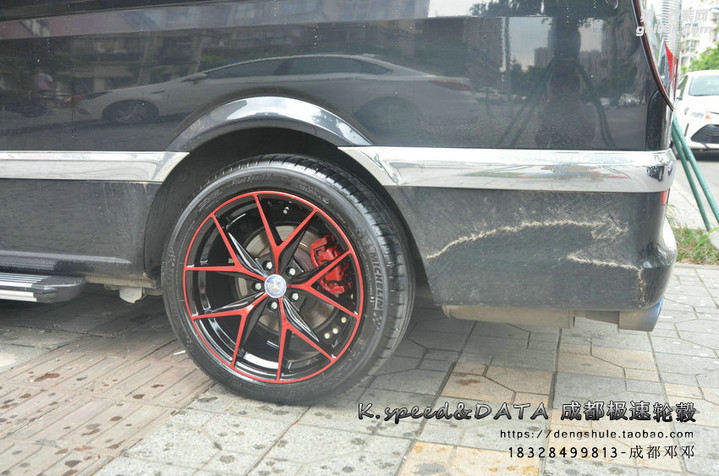 奔驰唯雅诺 升级18寸 KX5325 黑色红面 (2).JPG
