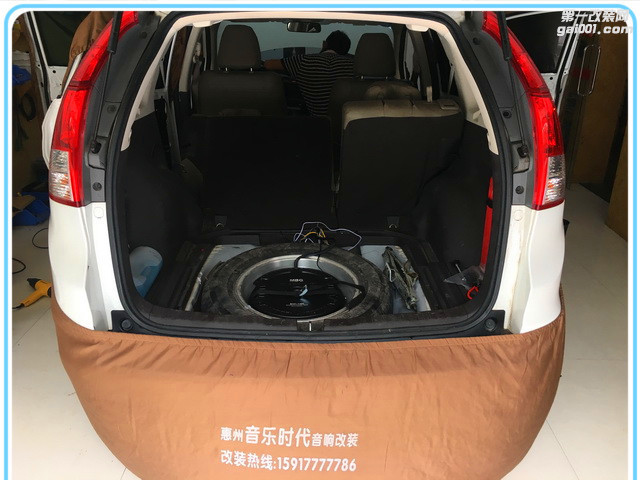 惠州音乐时代 本田CRV 汽车音响改装 酷爵603套装