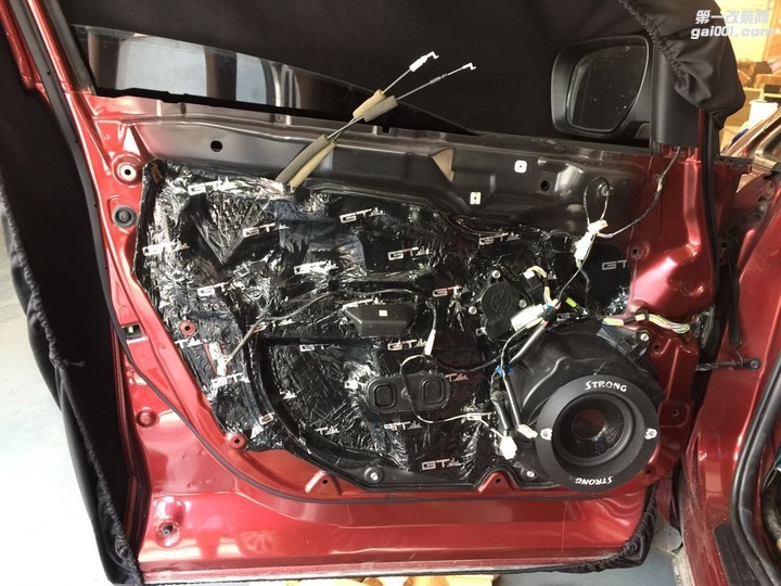 【温州左声道汽车音响改装】马自达CX-7全车音响升级雷贝琴