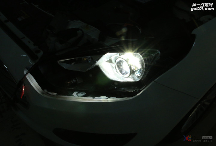 福睿斯车灯太暗解决方案 Q5透镜改装 氙气大灯改装