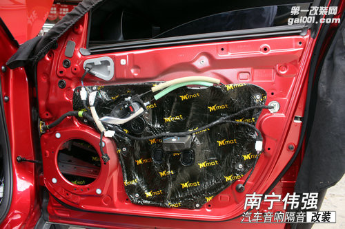 南宁马自达CX-4专业汽车音响隔音改装喜力仕音响南宁伟强