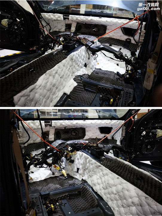 12 前脚踏板及马鞍的位置则使用史泰格S7 白棉进行第三层隔音.jpg