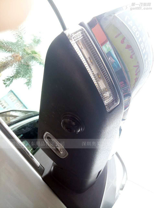 深圳福特F150改装安卓大竖屏导航+超清360全景行车记录仪