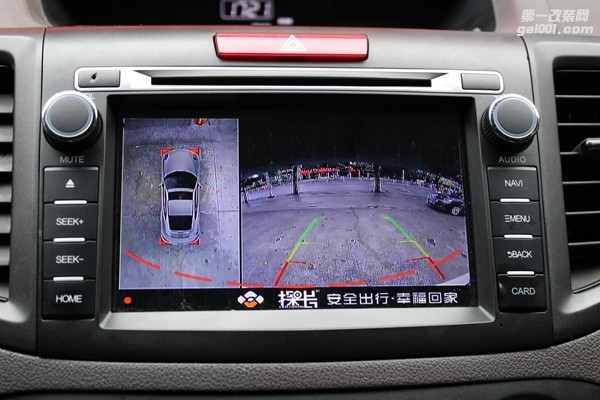 湛江车乐汇，本田CRV加装探长360度全景行车记录仪