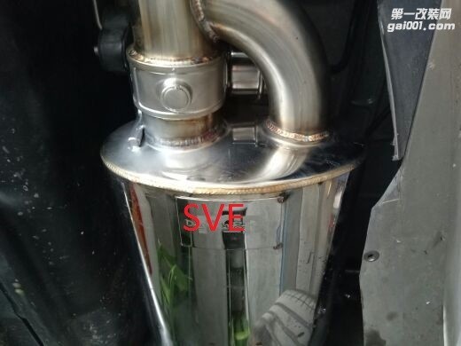 大众CC改装中段尾段双阀门排气系统广州银马排气个性私人...