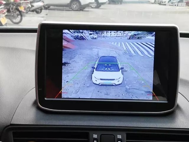 马自达CX-4安装道可视高清360°全景行车辅助系统 四路行车...