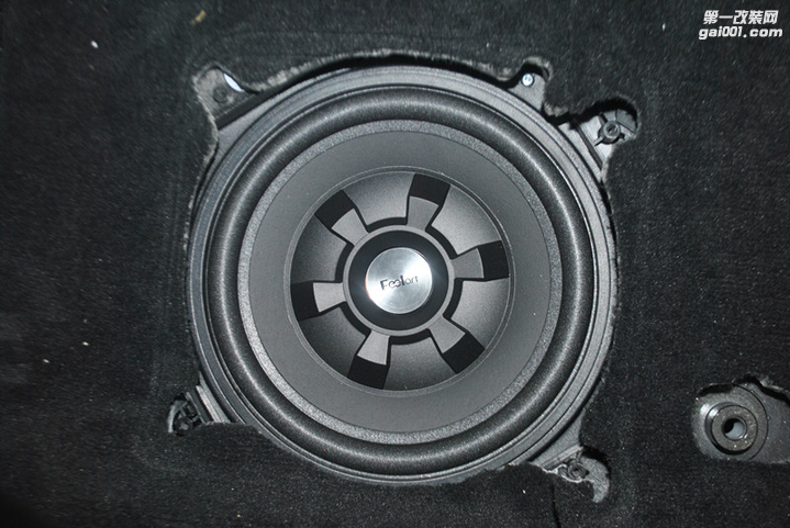 广州宝马320li音响改装无损升级芬朗宝马专用三分频音响