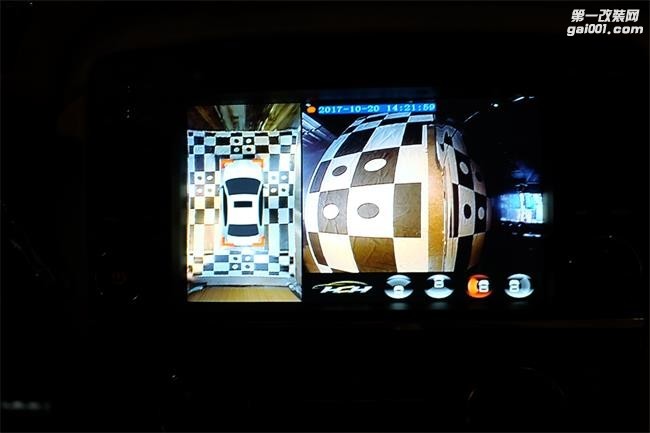 “自驾出游的必备神器”奔驰R300改装360°全景行车记录仪【...