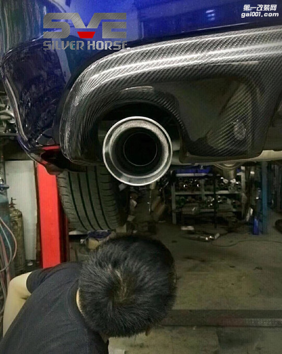 英菲尼迪Q50L升级中尾段可变阀门排气系统改装排气管