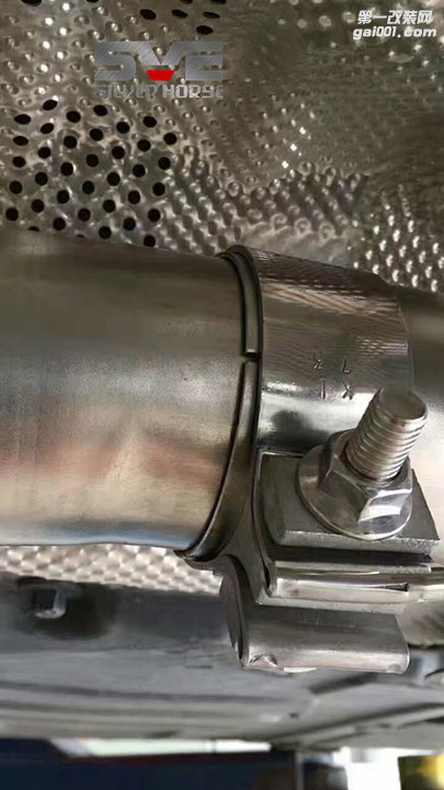 宝马3系升级中尾段四出双出可变阀门排气改装排气管