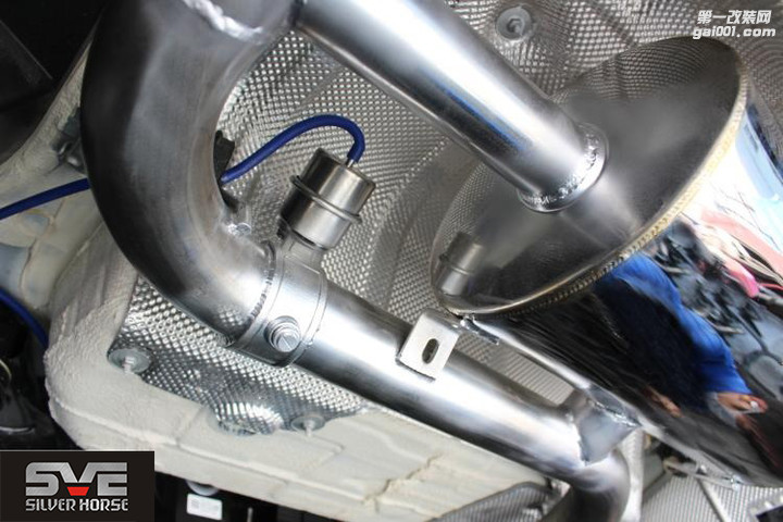 宝马3系改装排气管升级中尾段阀门排气系统