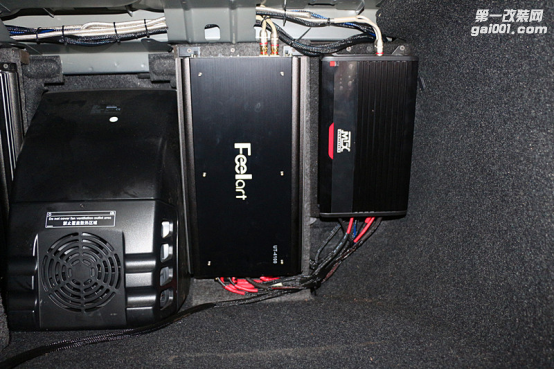 广州汽车音响改装沃尔沃S80安装芬朗DSP10pro主动三分频音响