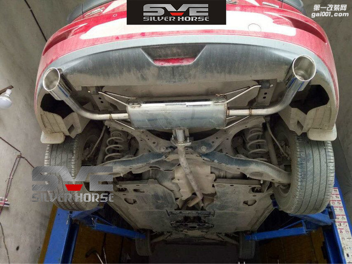 马自达6昂科塞拉阿特兹改装排气管升级中尾段阀门排气跑...