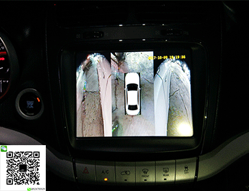 道奇酷威改装360度全景行车记录仪奥美名车升级