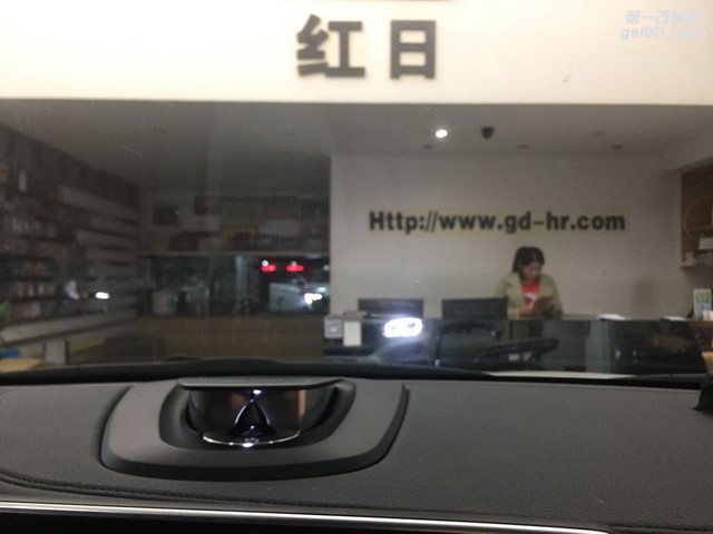 画龙点睛 宝马X6汽车音响改装B&O升降中置—广州新塘红日...