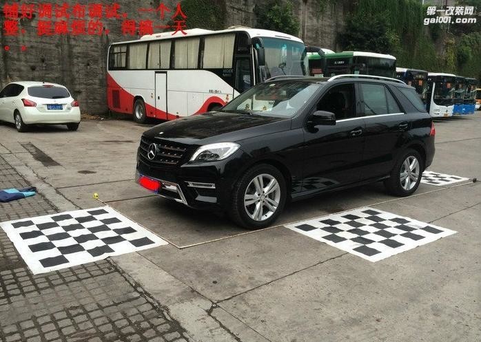 深圳奔驰ML350 ML400改装360全景行车记录仪倒车影像