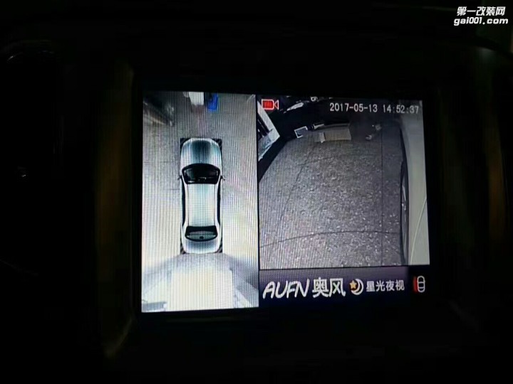 深圳吉普指南者改装360度全景行车记录仪