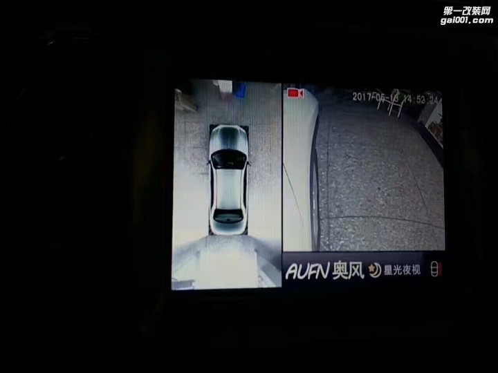 深圳吉普指南者改装360度全景行车记录仪