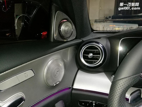 东莞杰生奔驰E200改装德国极品殿堂专车专用汽车音响