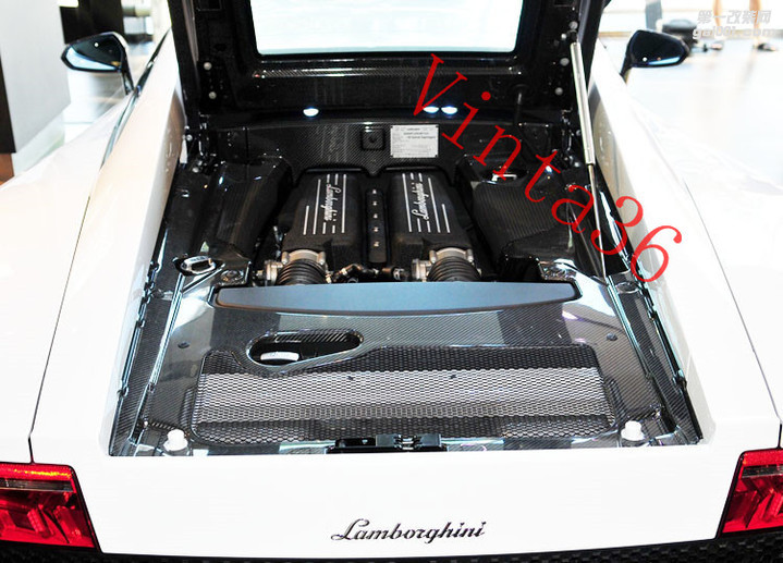 兰博基尼盖拉多LP550 LP560 LP570碳纤维发动机舱饰板 发动机罩