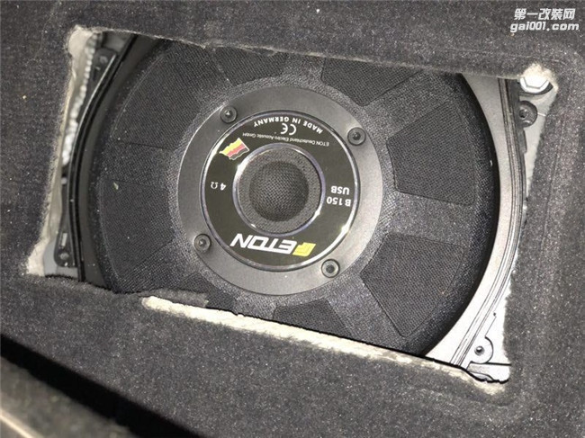 杭州至上音《宝马X4》音响改装德国ETON无损对插 专车专用