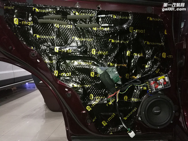 英菲尼迪QX50汽车音响隔音改装 德国海螺5.16s喇叭-重庆乐车坊