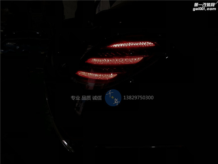 奔驰S级改灯—智能多光束几何LED大灯、新款钻石般的尾灯