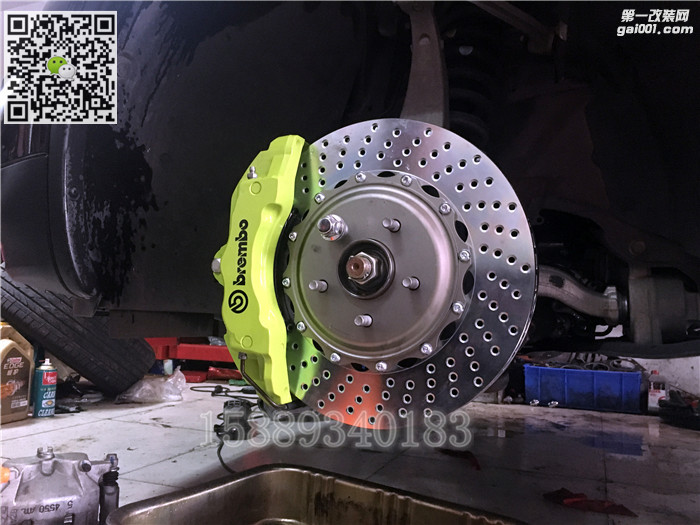 车佰速~英菲尼迪QX50刹车改装升级意大利brembo鲍鱼六活塞卡...