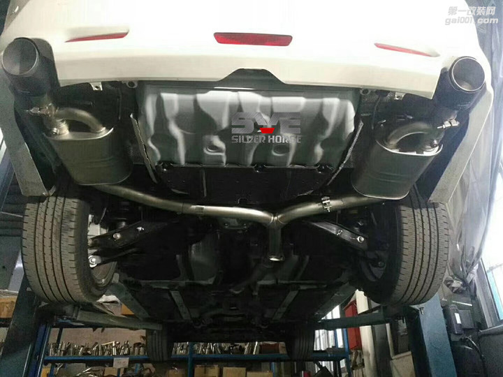 锐志神车改装排气中尾段可变阀门四出跑车音排气系统