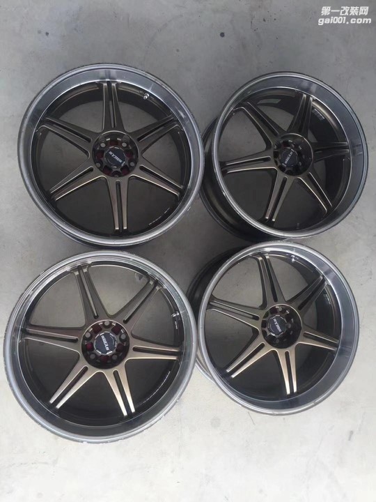 日本轻量化 18寸 5×1007.5J ET52目前原装油漆