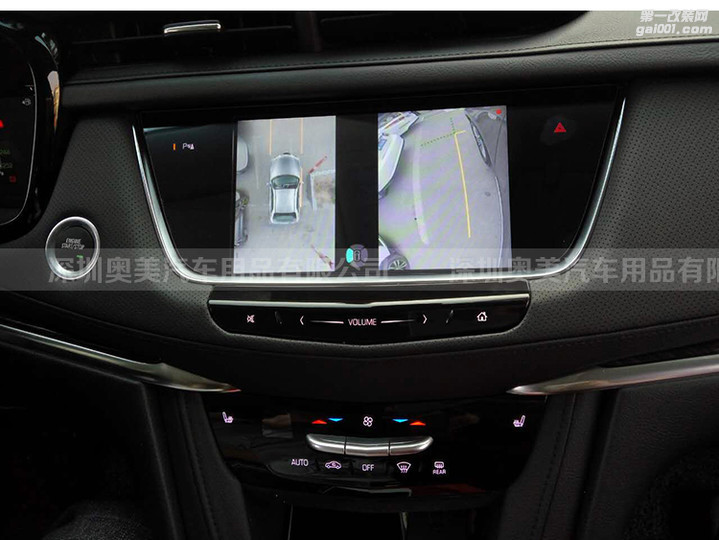 凯迪拉克XT5改装高清道可视360度全景行车记录仪影像