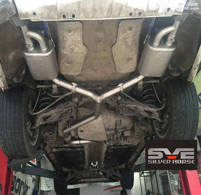 凯迪拉克SRX改装SVE阀门双边单出排气