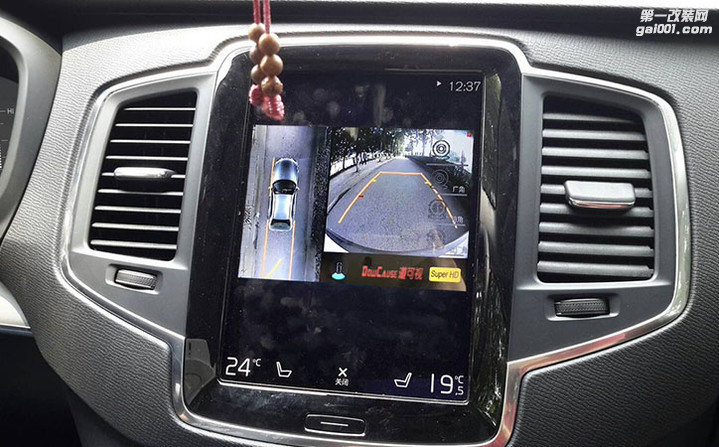 沃尔沃XC90改装道可视360度全景行车记录仪