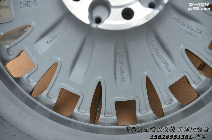 迈巴赫奔驰S400原装19寸正品轮毂 拆车件到货