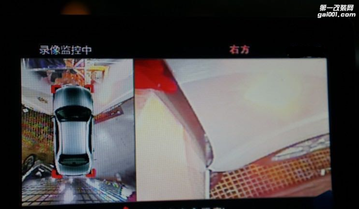 道奇酷威改装高清360度全景行车记录仪 倒车影像
