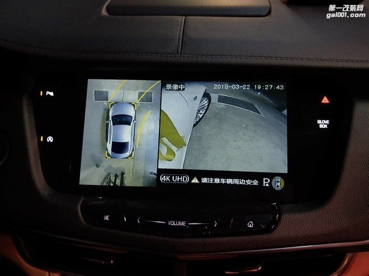 凯迪拉克CT6改装360度全景行车记录仪
