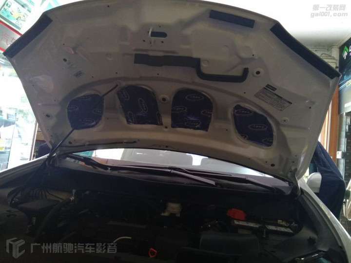 广州汽车隔音 本田艾力绅改装大能四门、尾门、引擎盖隔音