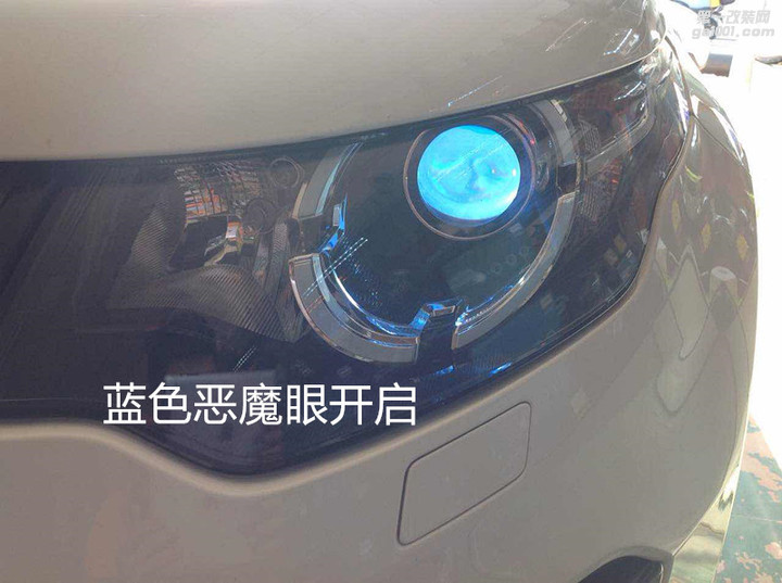 广州专业改灯 路虎发现神行大灯升级氙气大灯海拉5双光透镜
