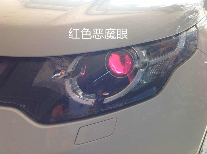 广州专业改灯 路虎发现神行大灯升级氙气大灯海拉5双光透镜