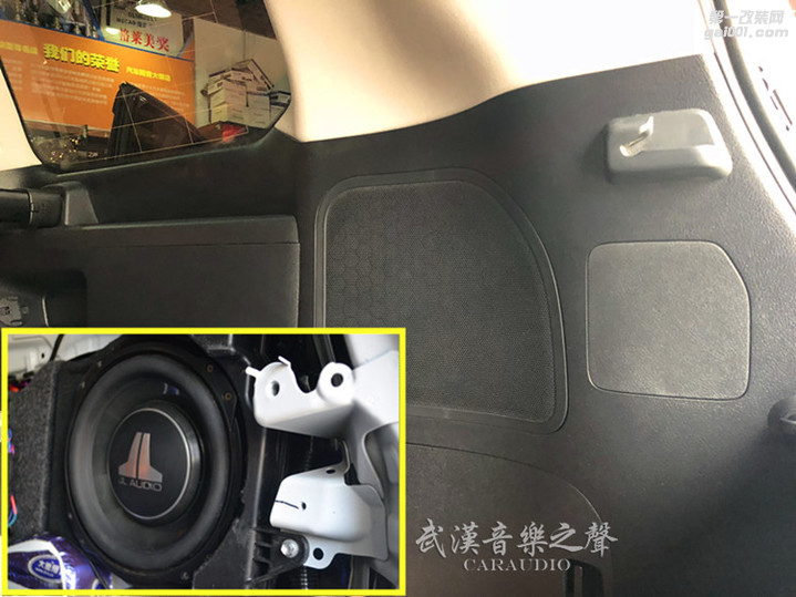 雷克萨斯LX570汽车音响改装德国彩虹专业系列三分频武汉音...