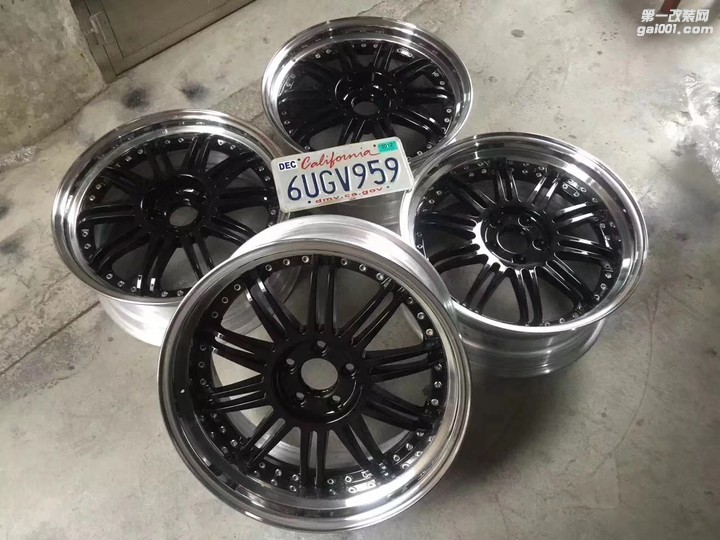 二手 正品 日本SSR 三片锻造 19寸 5X112 or 5X114.3